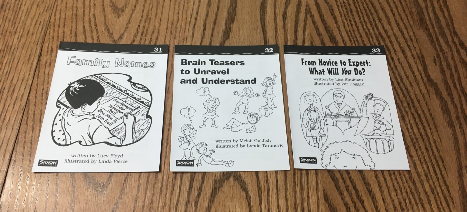 SAXON PHONICS & SPELLING 3RD GRADE DECODABLE TAKE HOME READERS / BOOKS 1 – 35