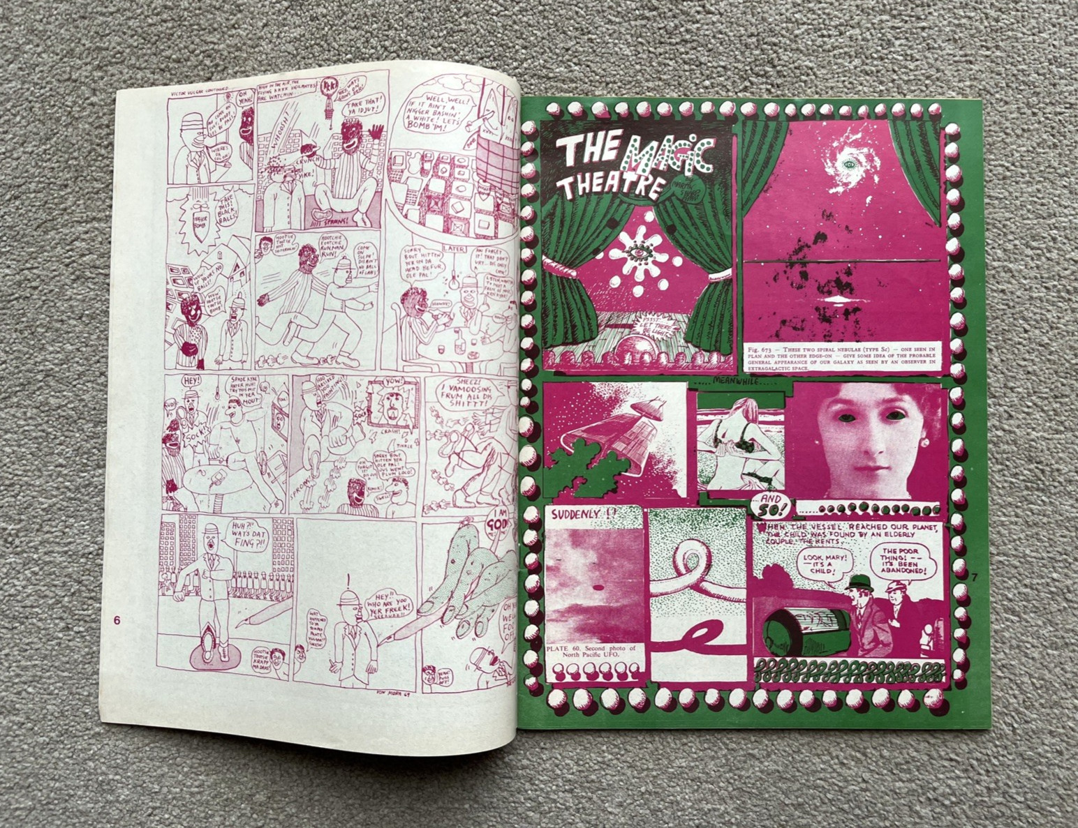 OZ MAGAZINE No.21 with Outcry and Running Man inserts.