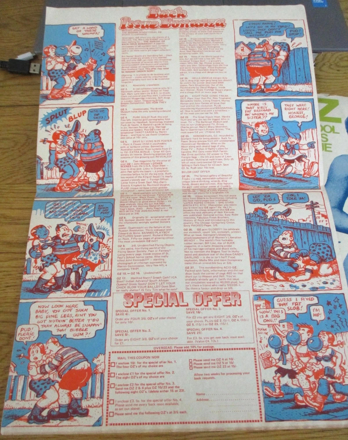 OZ #27+28 (1969) UK 2 magazines Counter-Culture