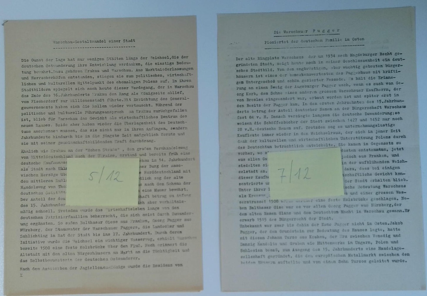 Umfassendes Konglomerat des Bevollmächtigten des Generalgouverneurs ca.1933-1944
