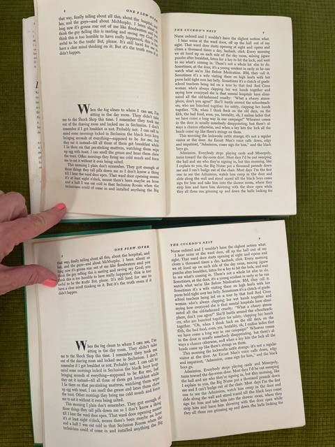 TWO COPIES of One Flew Over The Cuckoo’s Nest by Ken Kesey | 1st Edition | 1962
