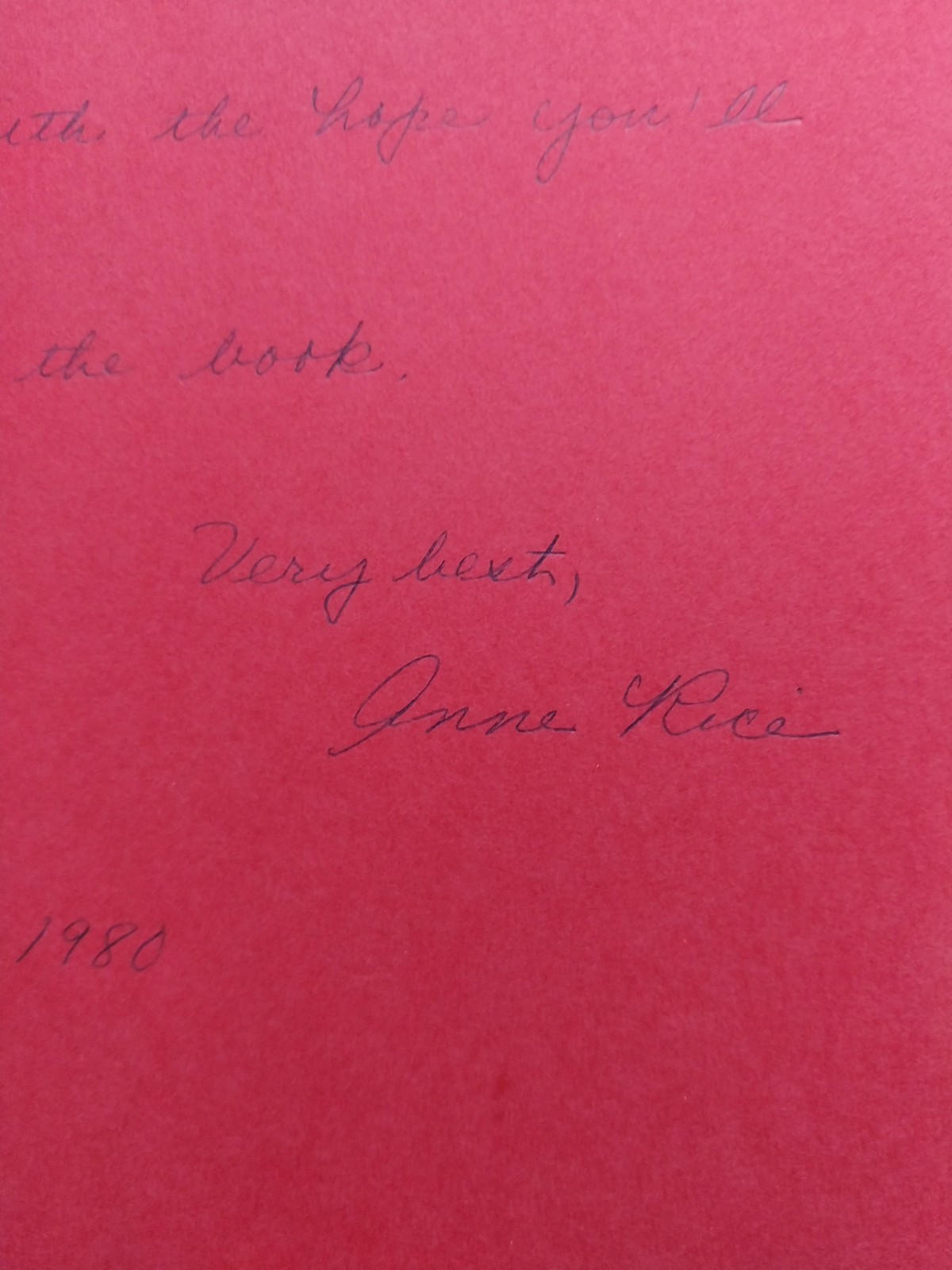 The Feast Of All Saints Anne Rice 1st Printing 1st Edition DJ signed/ inscribed