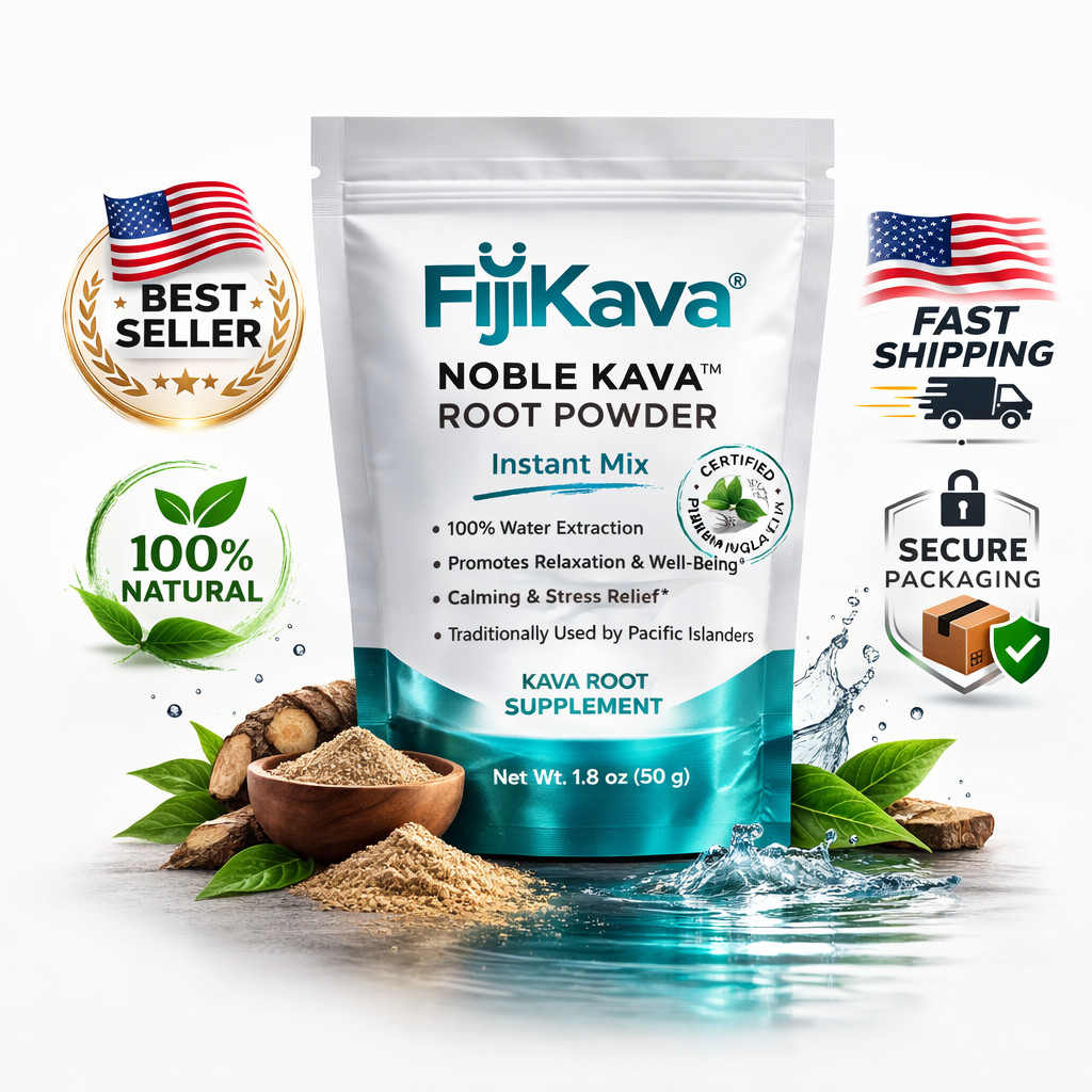 Instant Kava Kava Powder 50g – Kava Root Powder with High Kavalactone Conte…