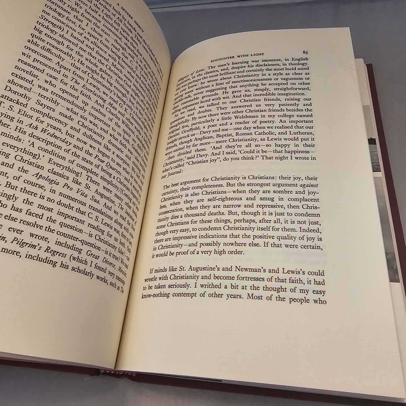 A Severe Mercy: Davy’s Edition Second Edition HC 2nd Ed Sheldon Vanauken 1977