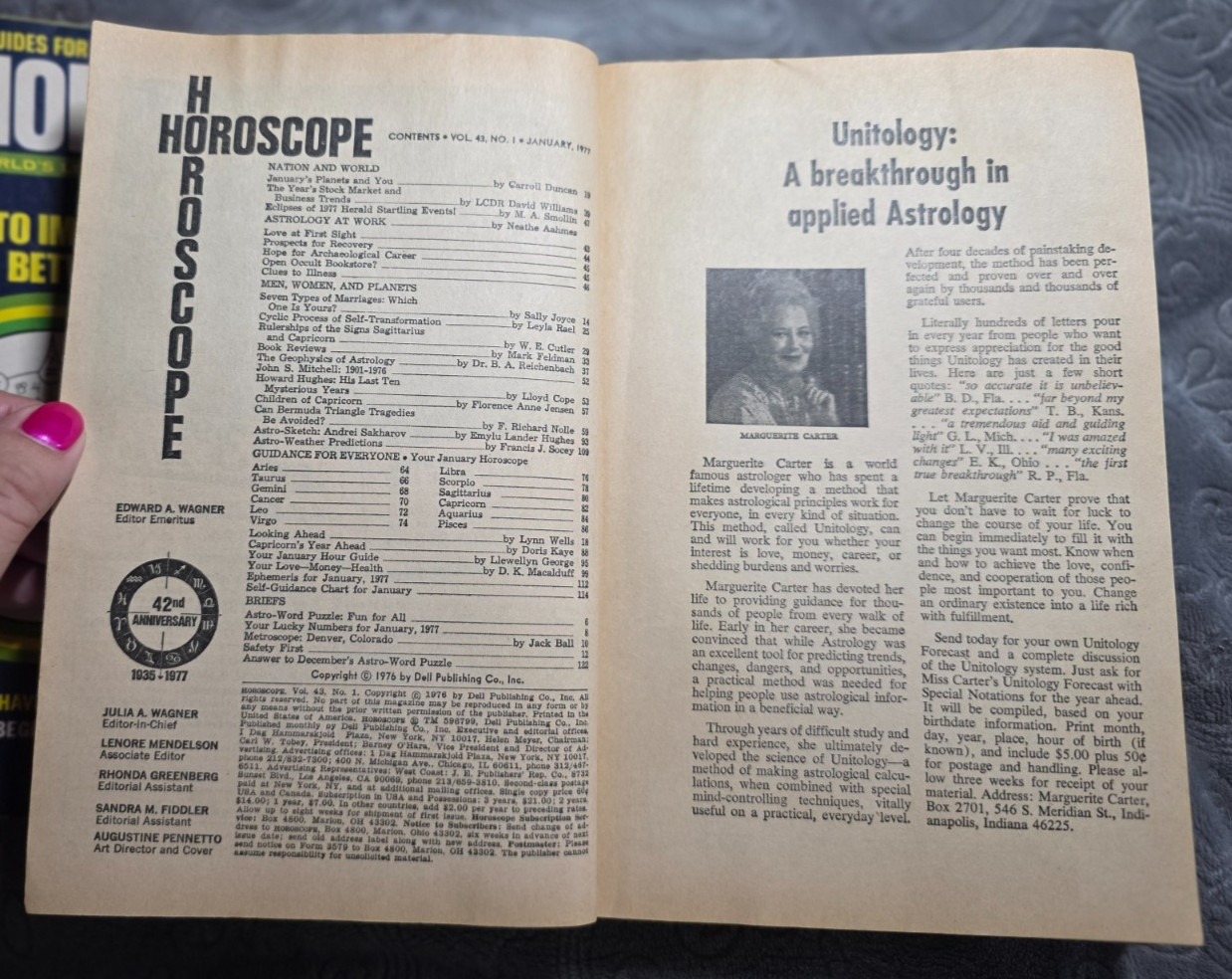 Horoscope & American Astrology 1976-1978 Magazine LOT of 10 Psychic Zodiac Vint.