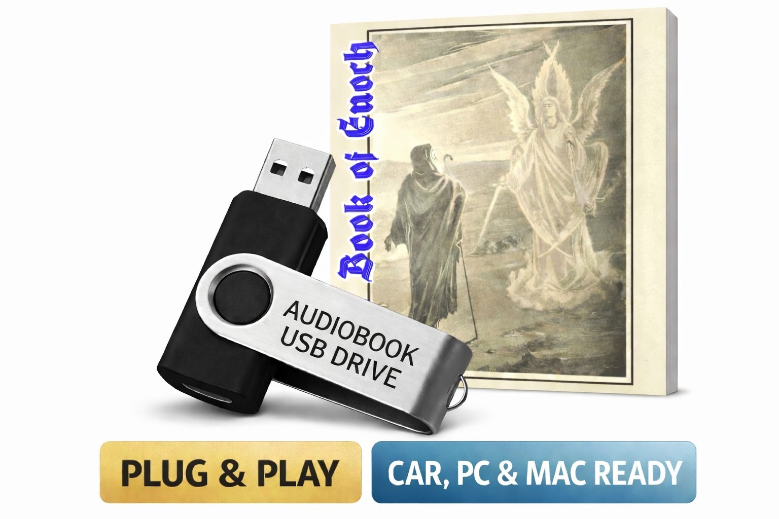 Book of Enoch Audio Book USB | Public Domain Audiobook | Easy Use