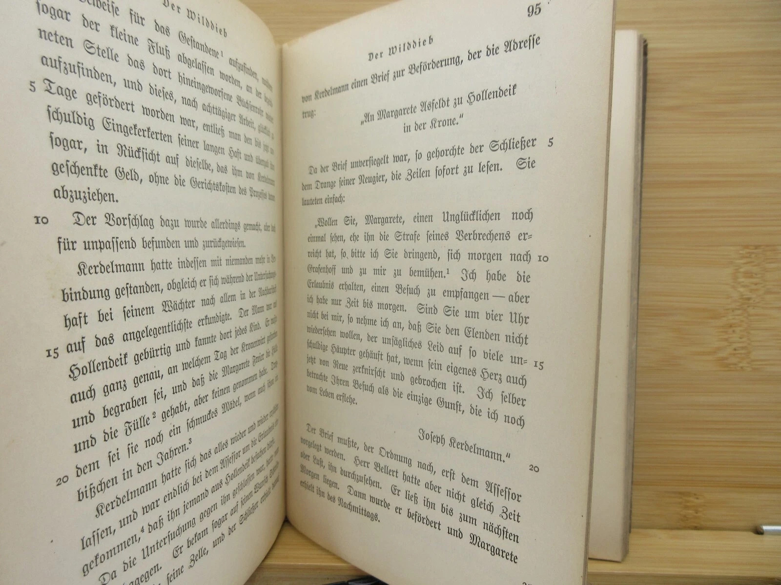 Antique Friedrich Gerstacker Der Wilddieb (DC Heath, 1915) 186 Pages