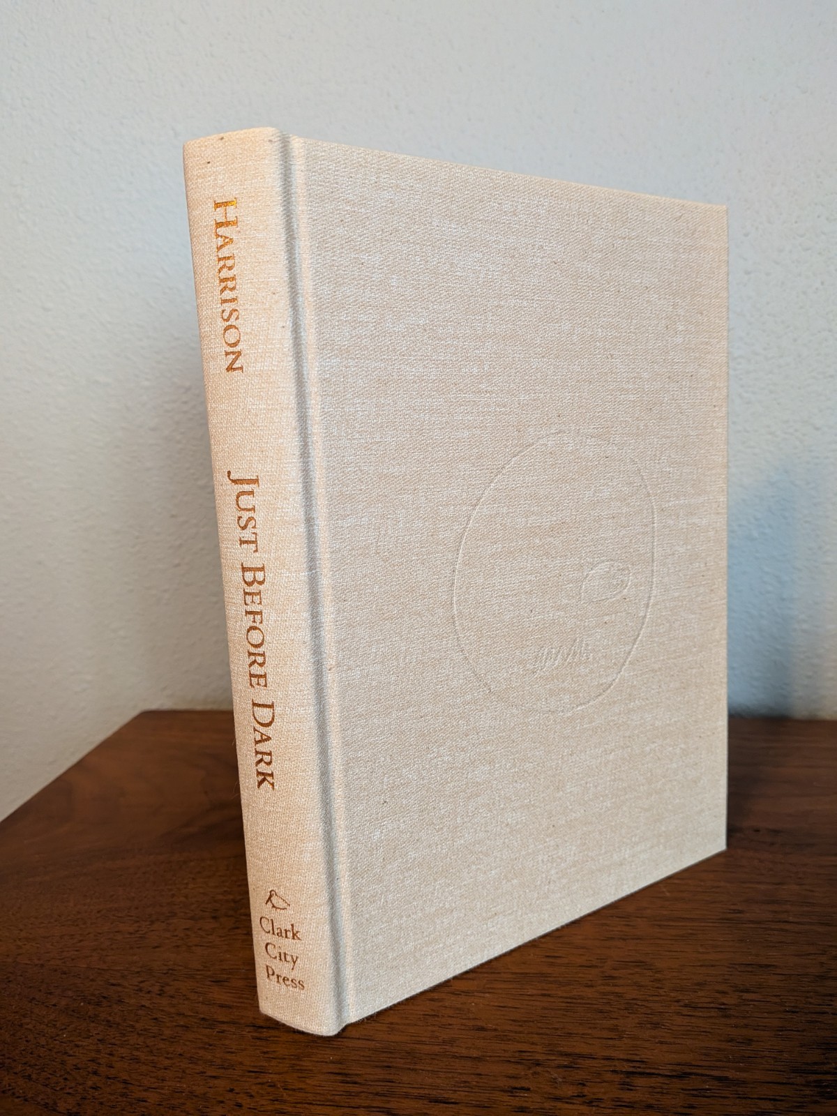 Just Before Dark – Jim Harrison – 1991 1st Ed HC/DJ – Poetry – Clark City Press