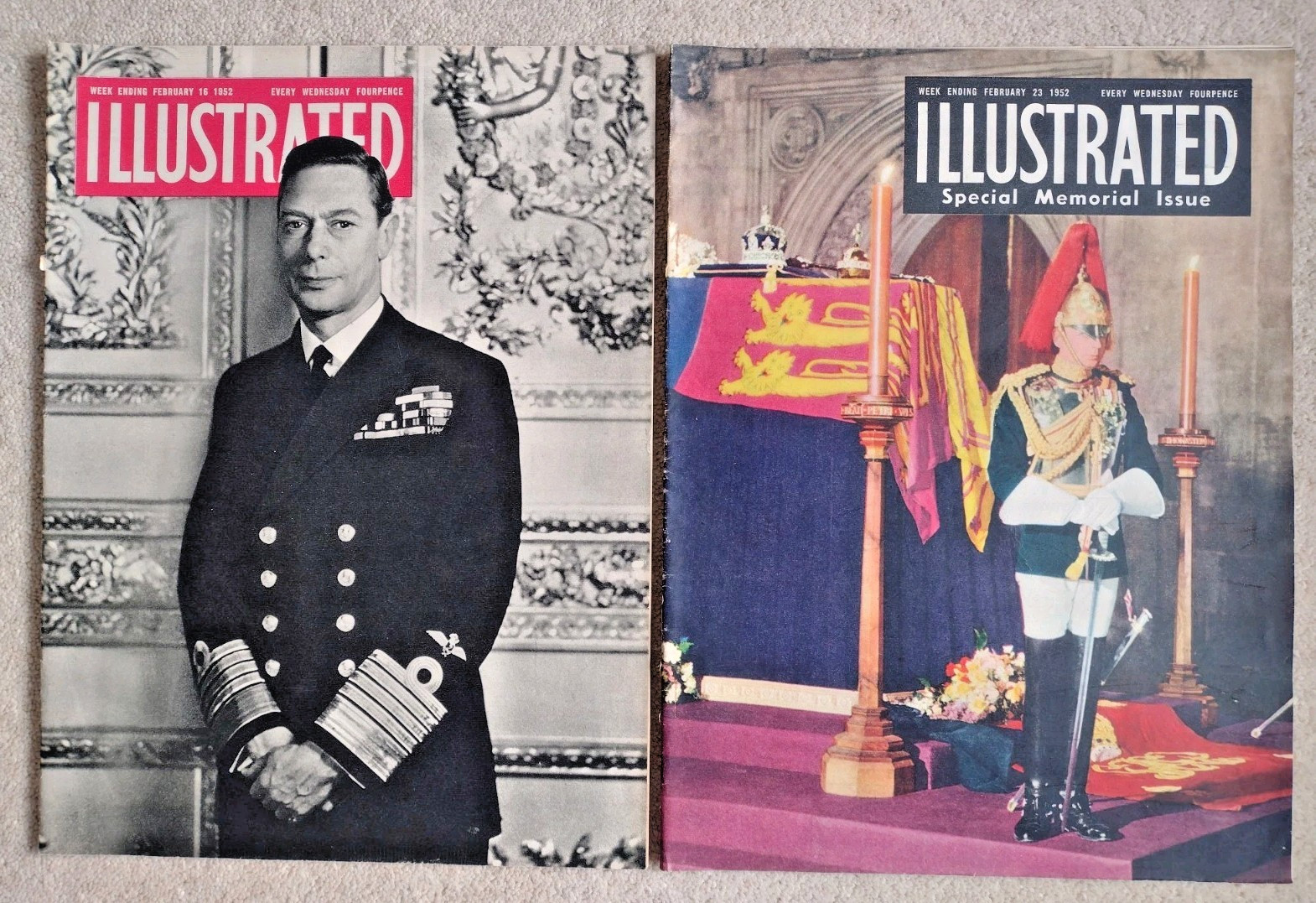 Illustrated magazine Jan-Mar 1952 x9: Elizabeth The Girl Born to be Queen +++