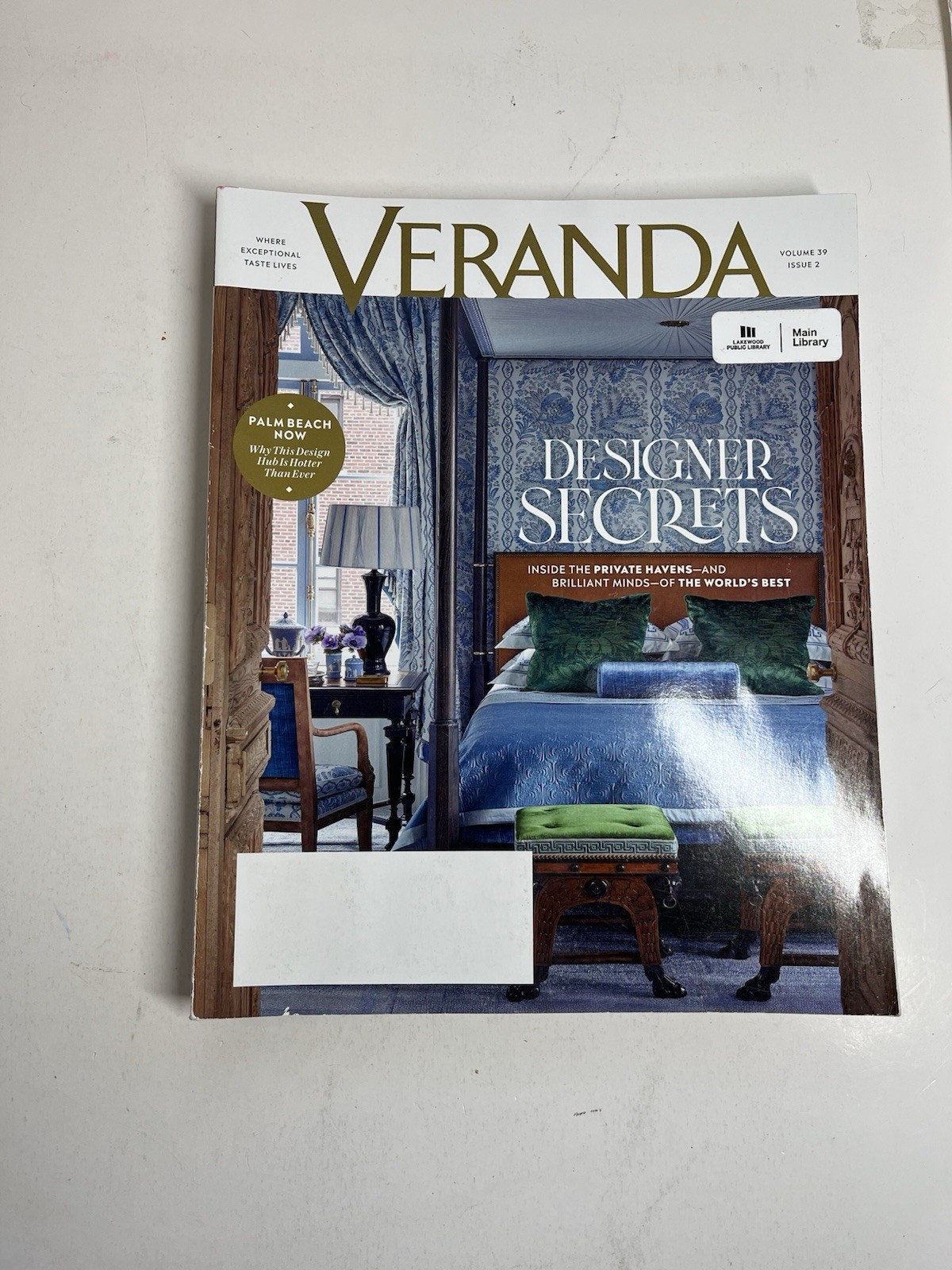 ELLE DECOR Veranda Dwell AD Magazines Lot of 8 Issues Ex-Library 2025