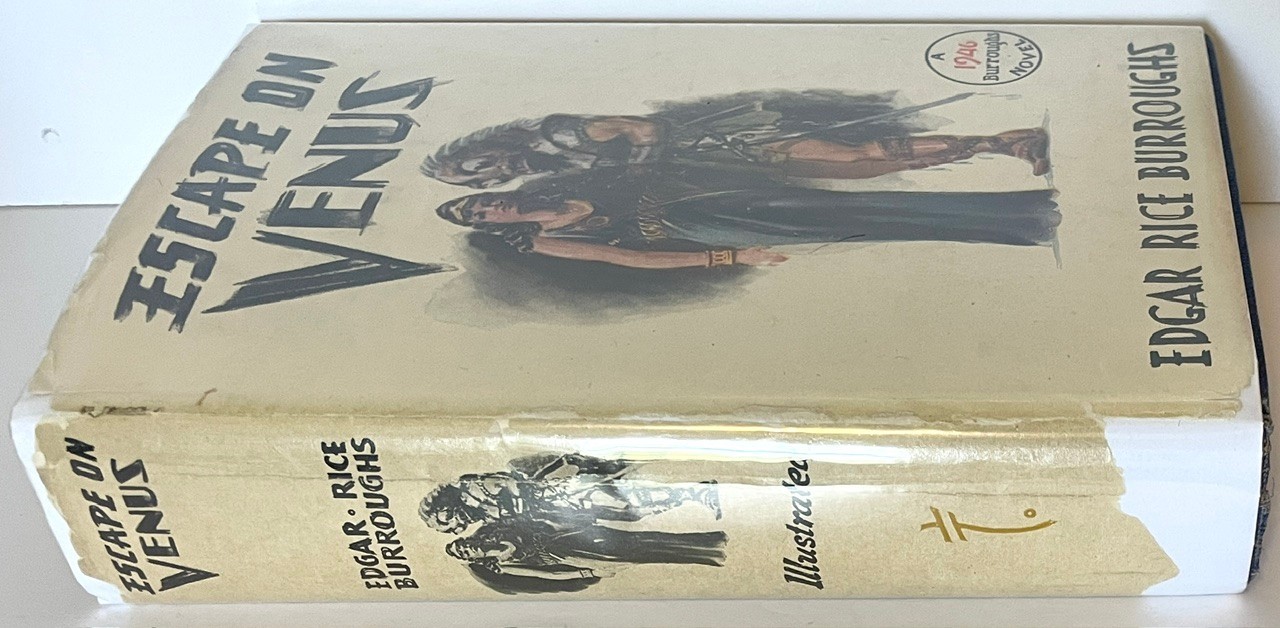Edgar Rice Burroughs – Escape on Venus First Edition Hardcover 1946 1st w/ dj