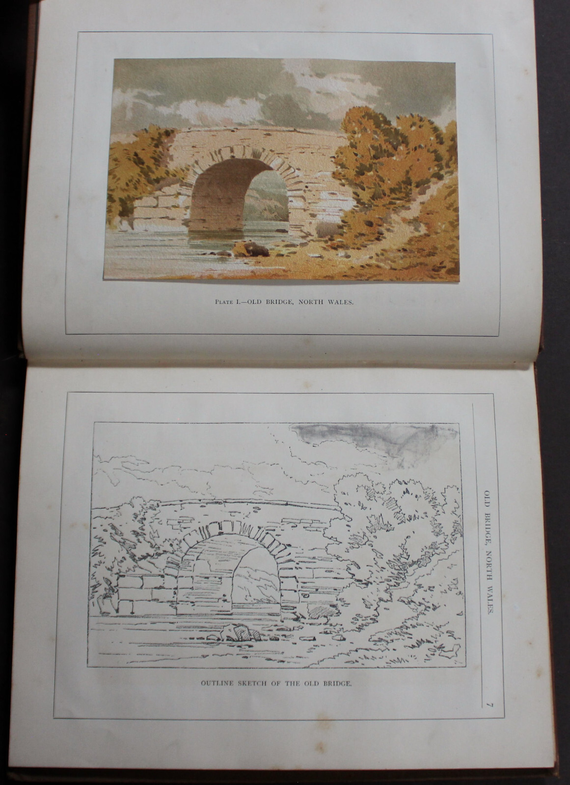 Rare Antique Old Book Beginner Watercolor Series Painting ~1890 Illustrated Work