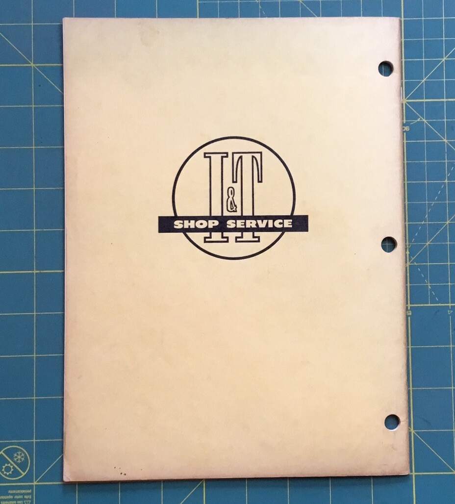 FORD I&T SHOP MANUAL NO. FO-14 SERIES 6000, 58 Pages, Very Useful!