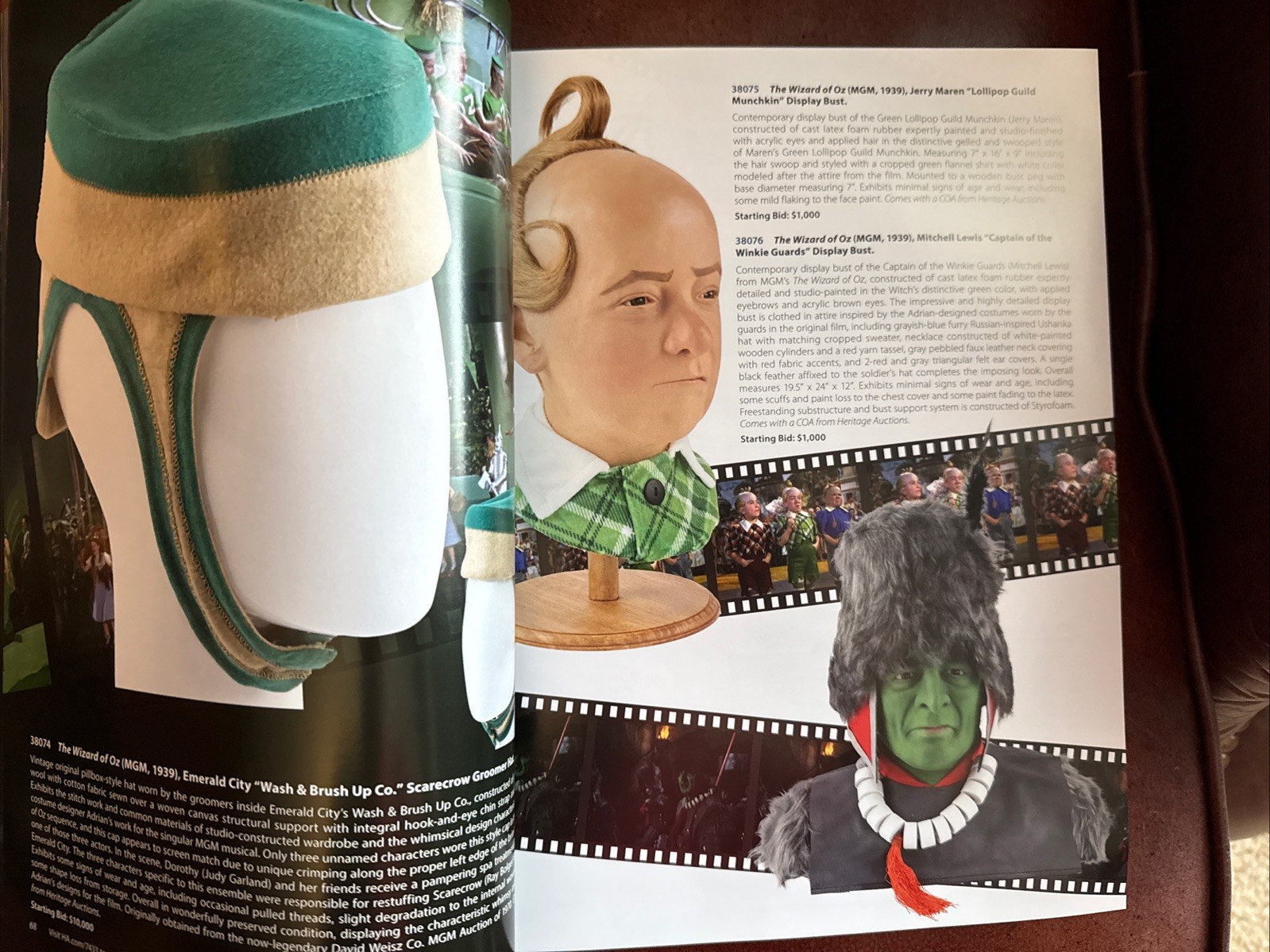 HERITAGE Auctions Catalog 12/25 Wizard of OZ – 500 pages! Star Wars Trek Disney