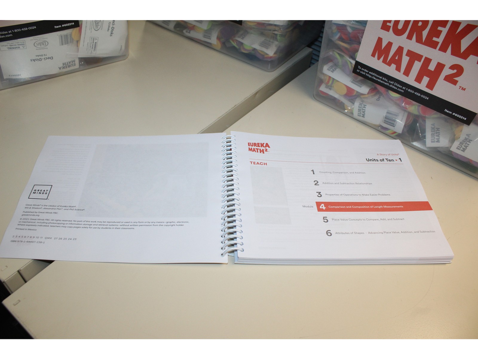 Eureka Math² Squared Grade 1 Module 4 Teacher Book – Weight: 25 oz.