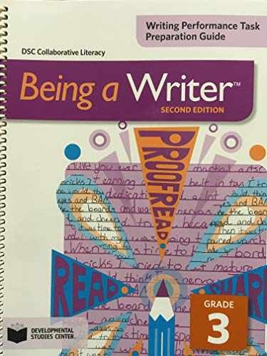 Being a Writer, Writing Performance Task – Spiral-bound, by N/A – Very Good h