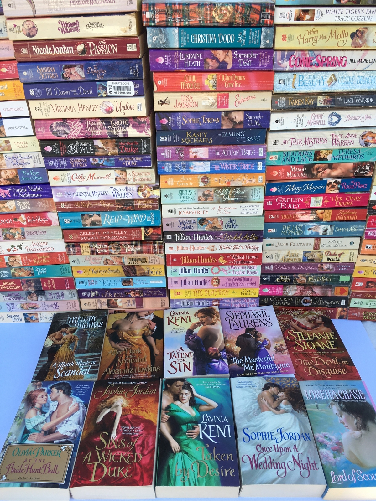 Random Pick Lot Of 10 Historical Romance Paperback Books Author Mix