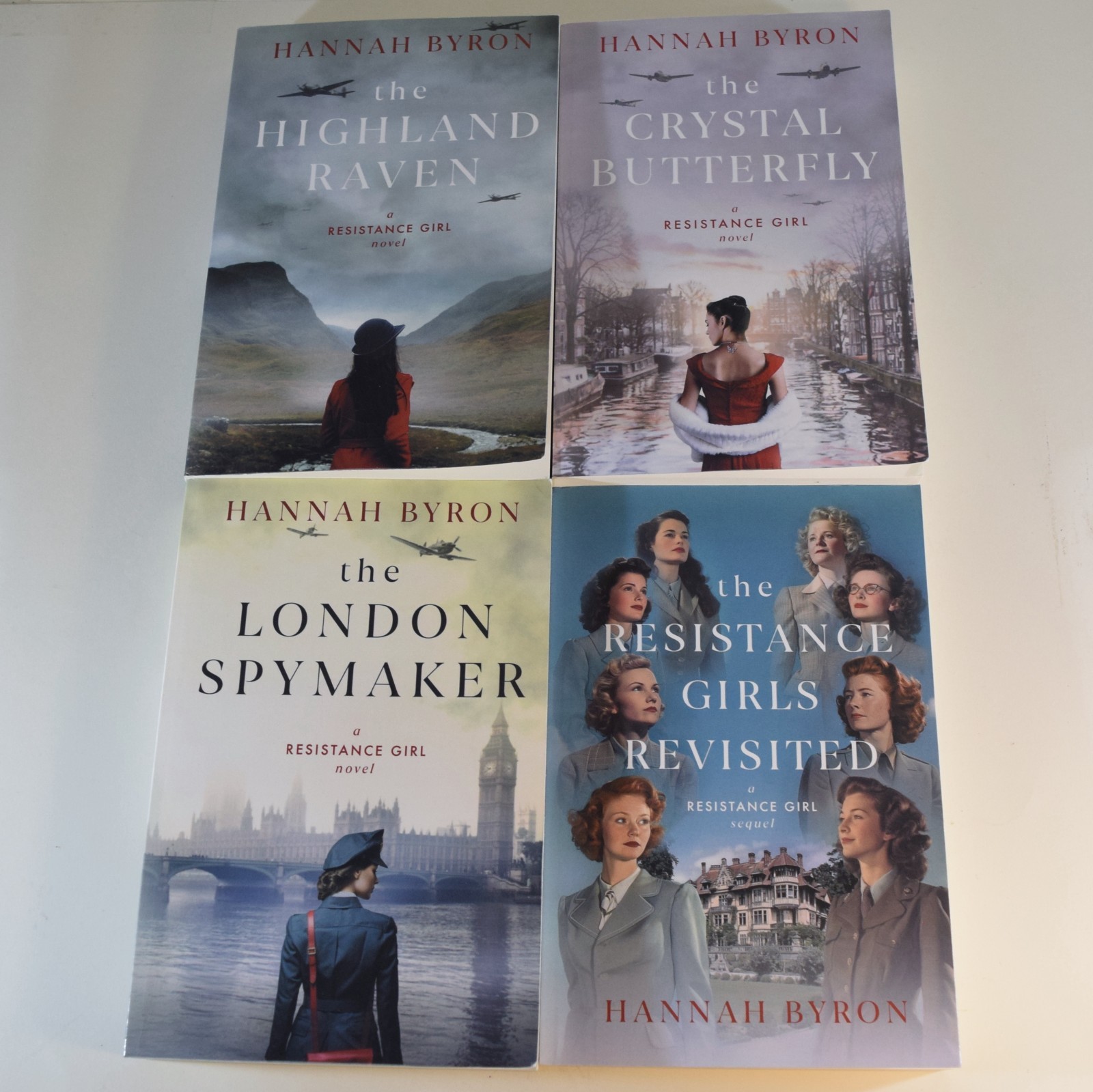 Resistance Girl Novel Set by Hannah Byron – 1-8 in Series – WW2 Era