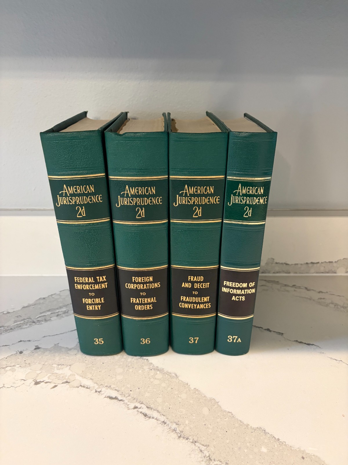 American Jurisprudence 2d Volume 35 36 37 37A Law Books Lawyers Vintage Set 4