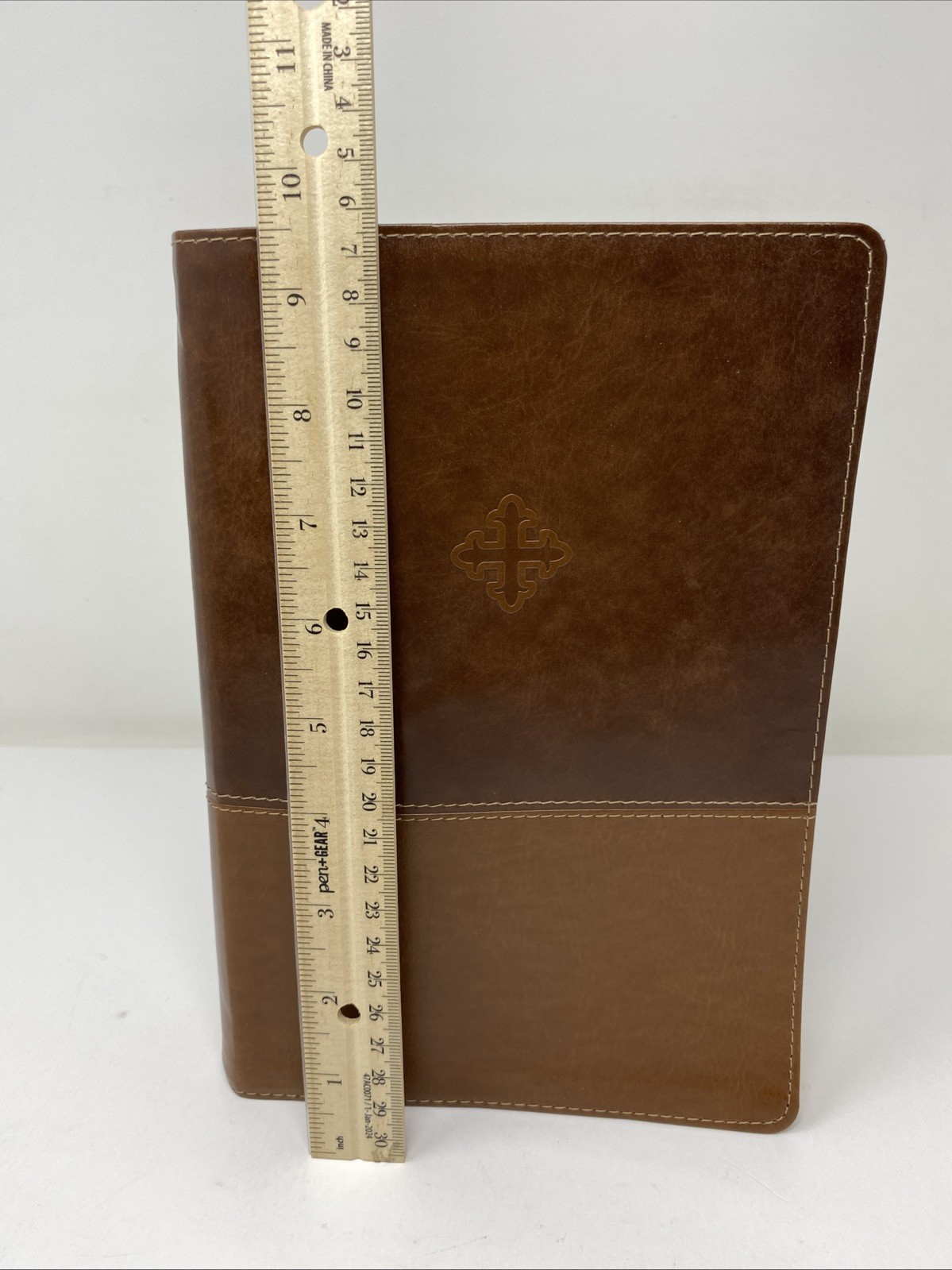 Amplified Study Bible Leathersoft Brown Thumb Indexed 2017 Zondervan