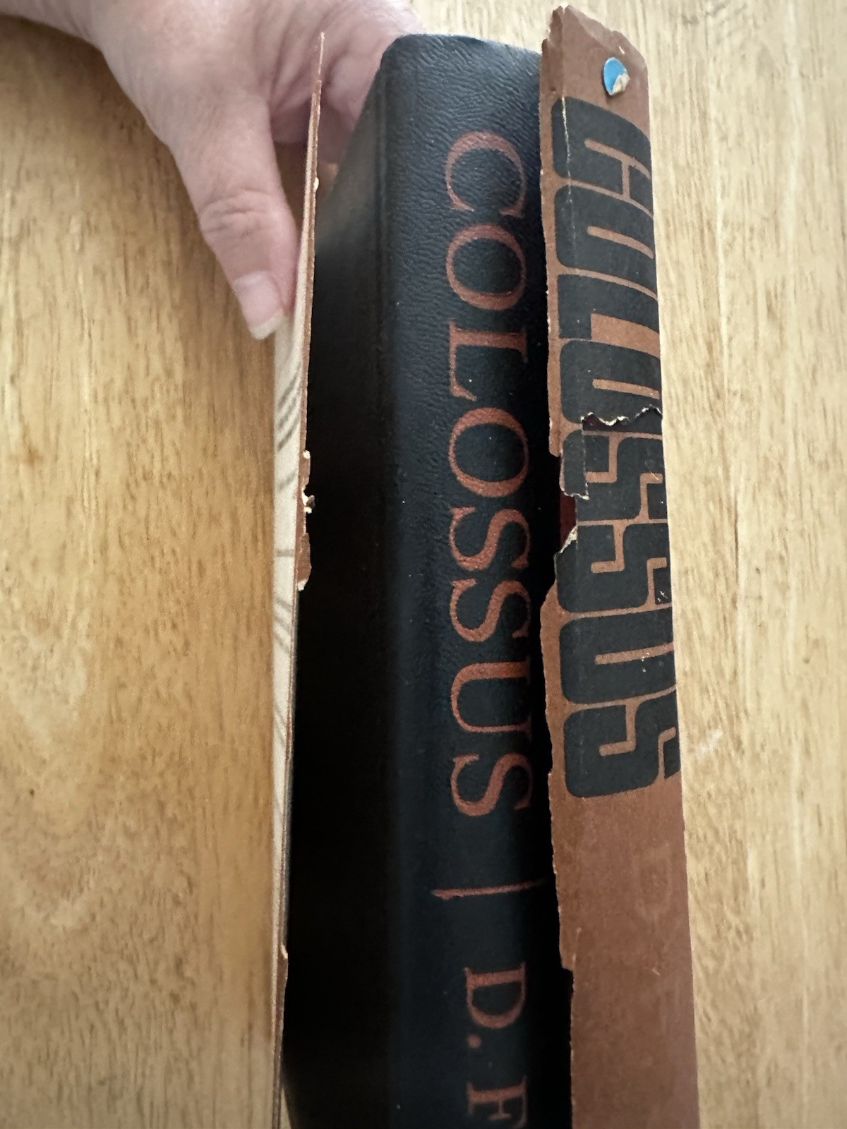 COLOSSUS by D. F. Jones Vintage 1966 HC DJ BCE Book Club Edition Vintage