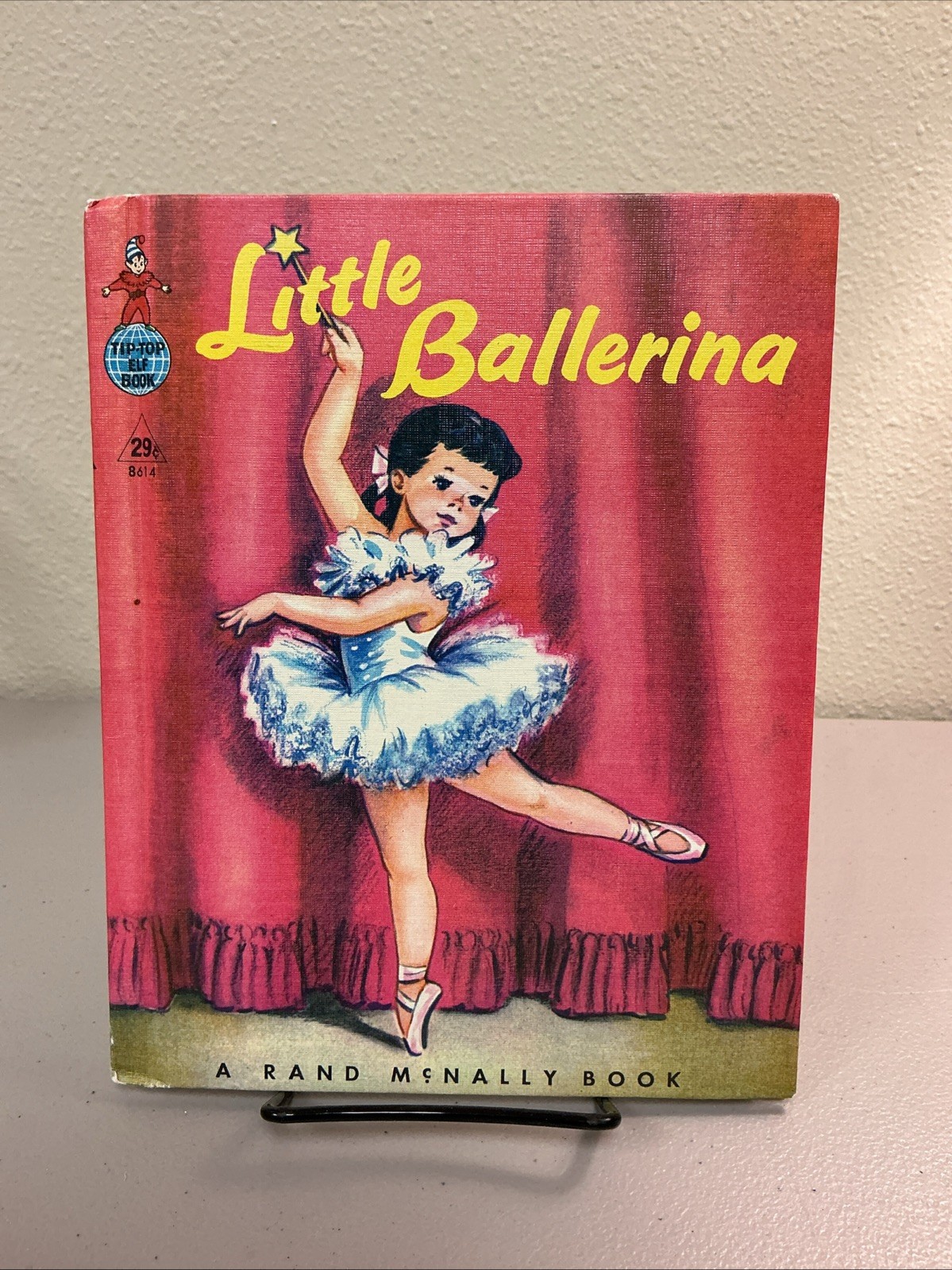 RARE “Little Ballerina” Rand McNally Tip Top Elf Book Dorothy Grider (1958) 8614