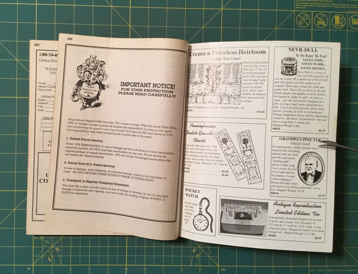 1998 CUMBERLAND GENERAL STORE CATALOG, 288 Pages, Real Nice Condition, Rare!