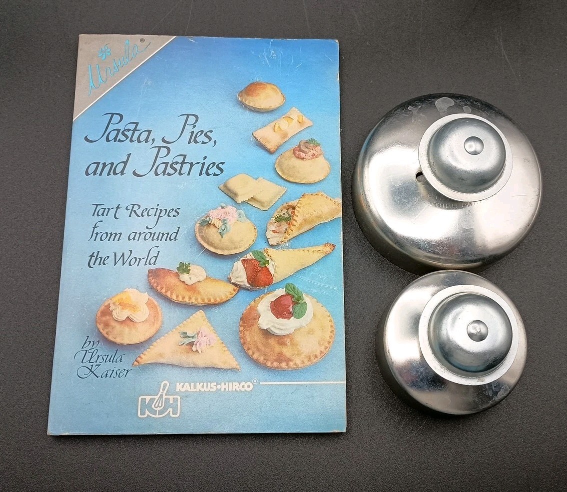 Pasta, Pies, and Pastries Cutters with Recipe Book 1 Tart Master 1 Unbranded