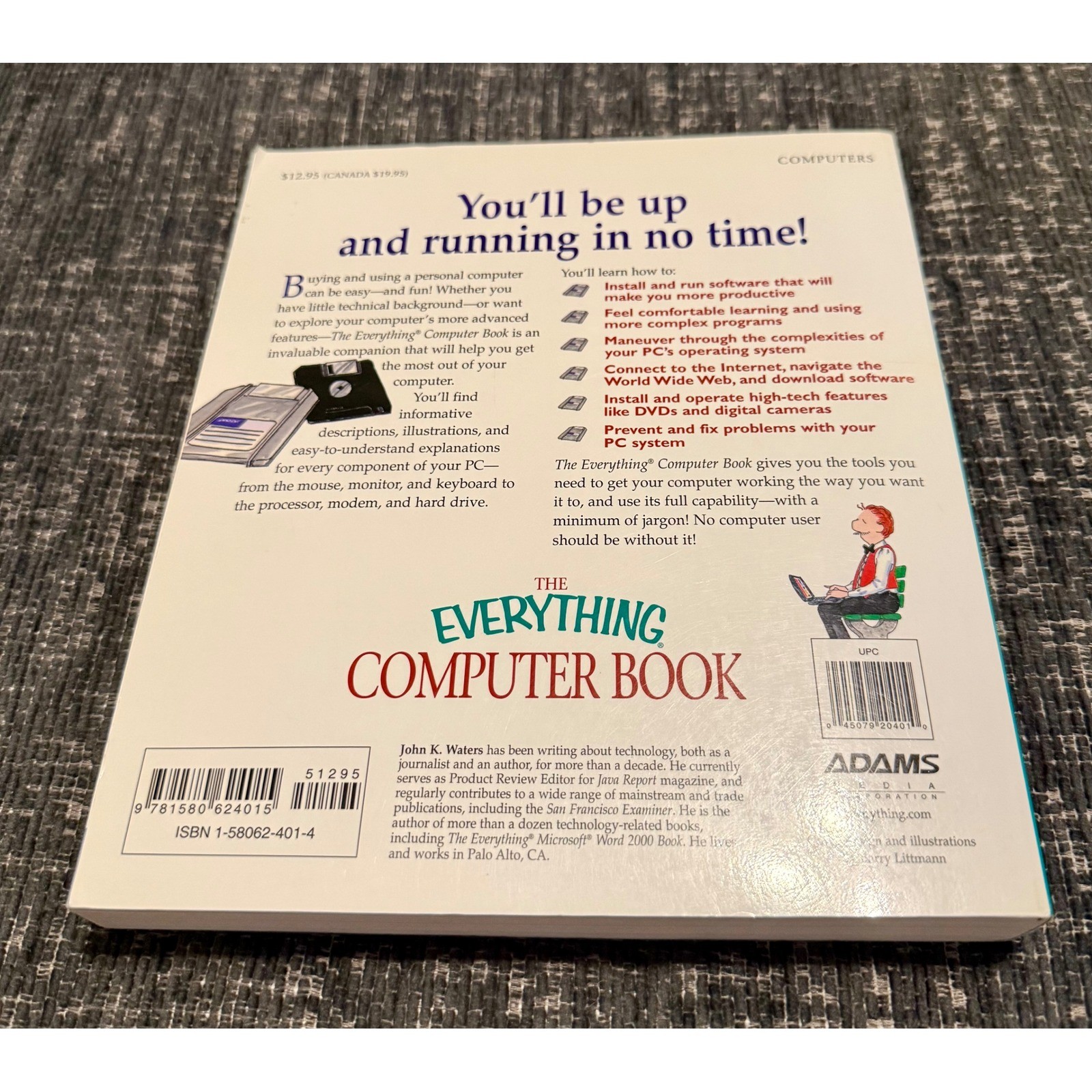 Adams Media The Everything Computer Book Vintage Y2K Tech