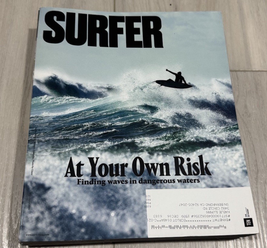 SURFER Magazine (2015/2016/2017) Set Of 10