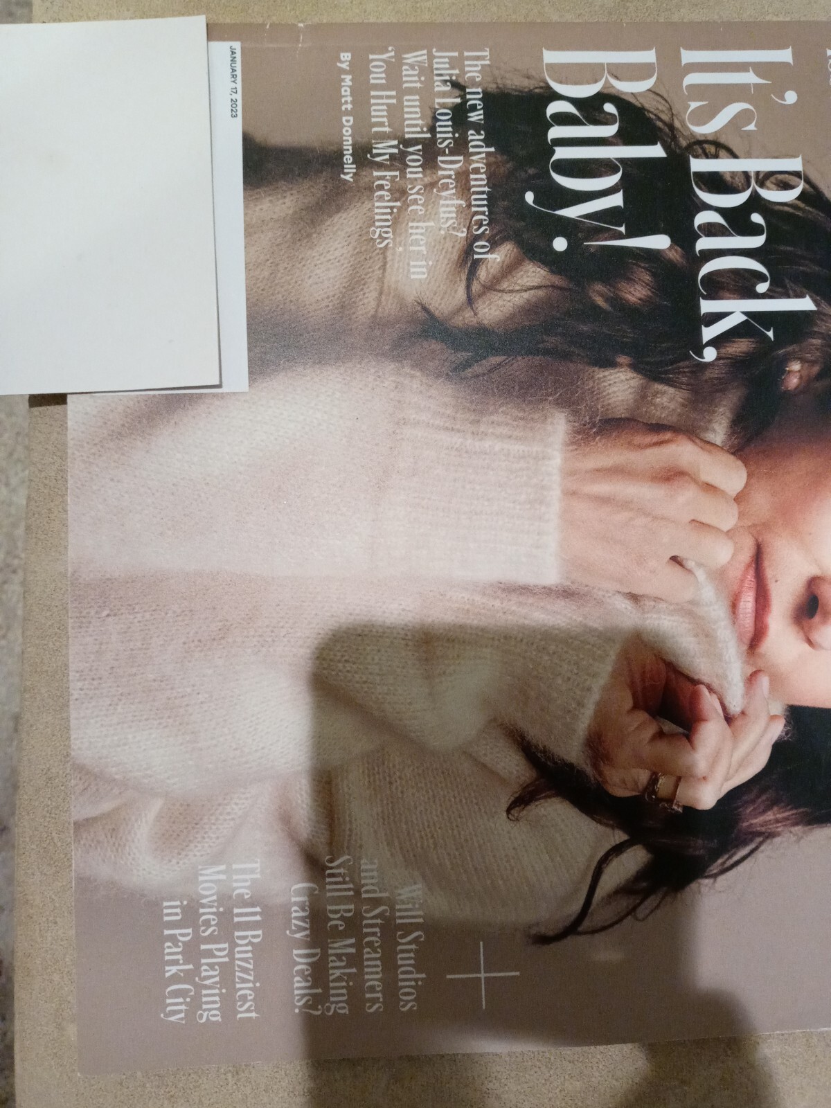 VARIETY MAGAZINE JANUARY 17 2023 JULIA LOUIS DREYFUS SUNDANCE WALT DISNEY ABBOTT
