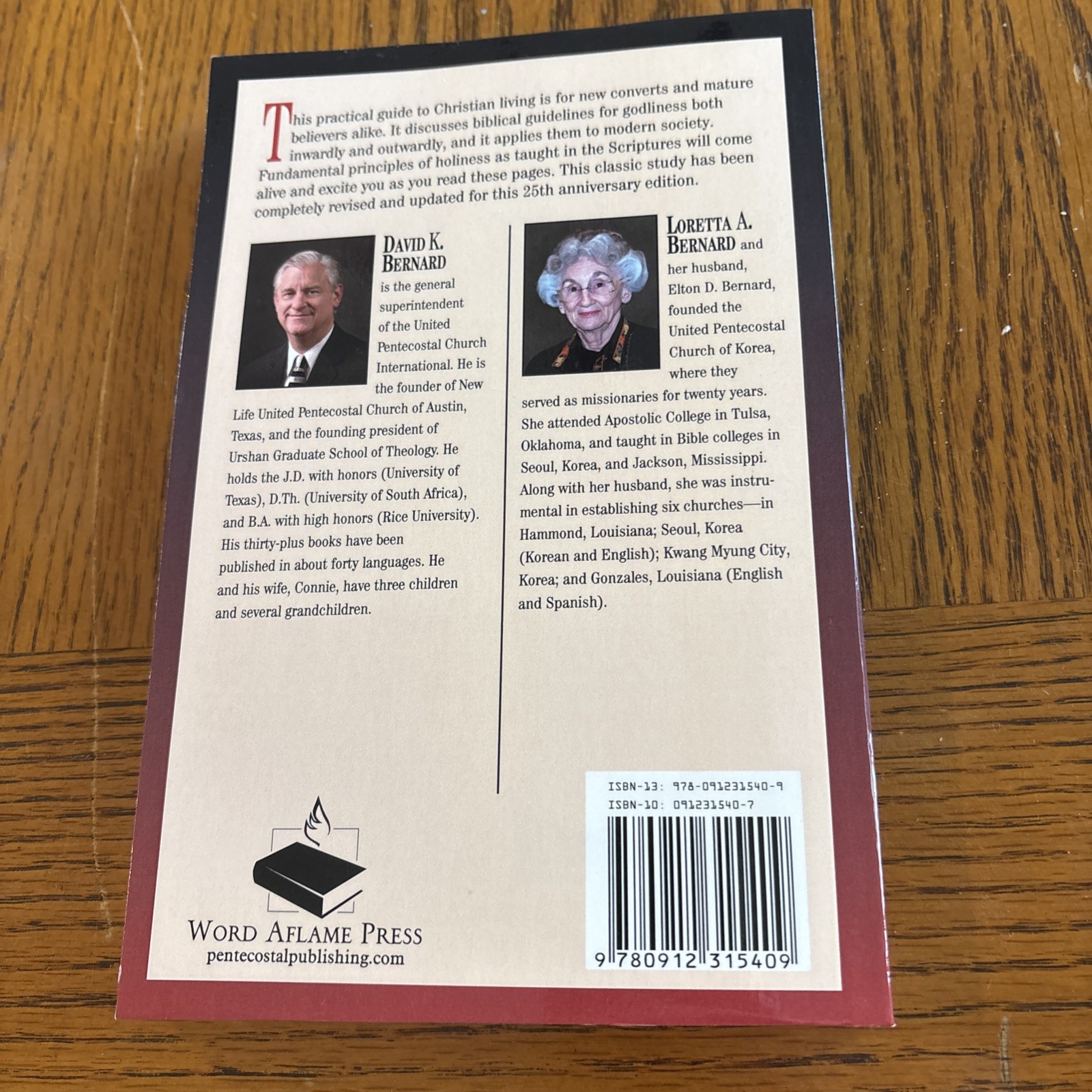 In Search Of Holiness Vol 3 By David K. Bernard & Loretta A. Bernard PB
