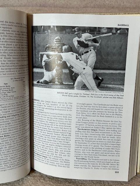 1965 The World Book Year Book Reviewing Events of 1964 Hardcover 630 Pages