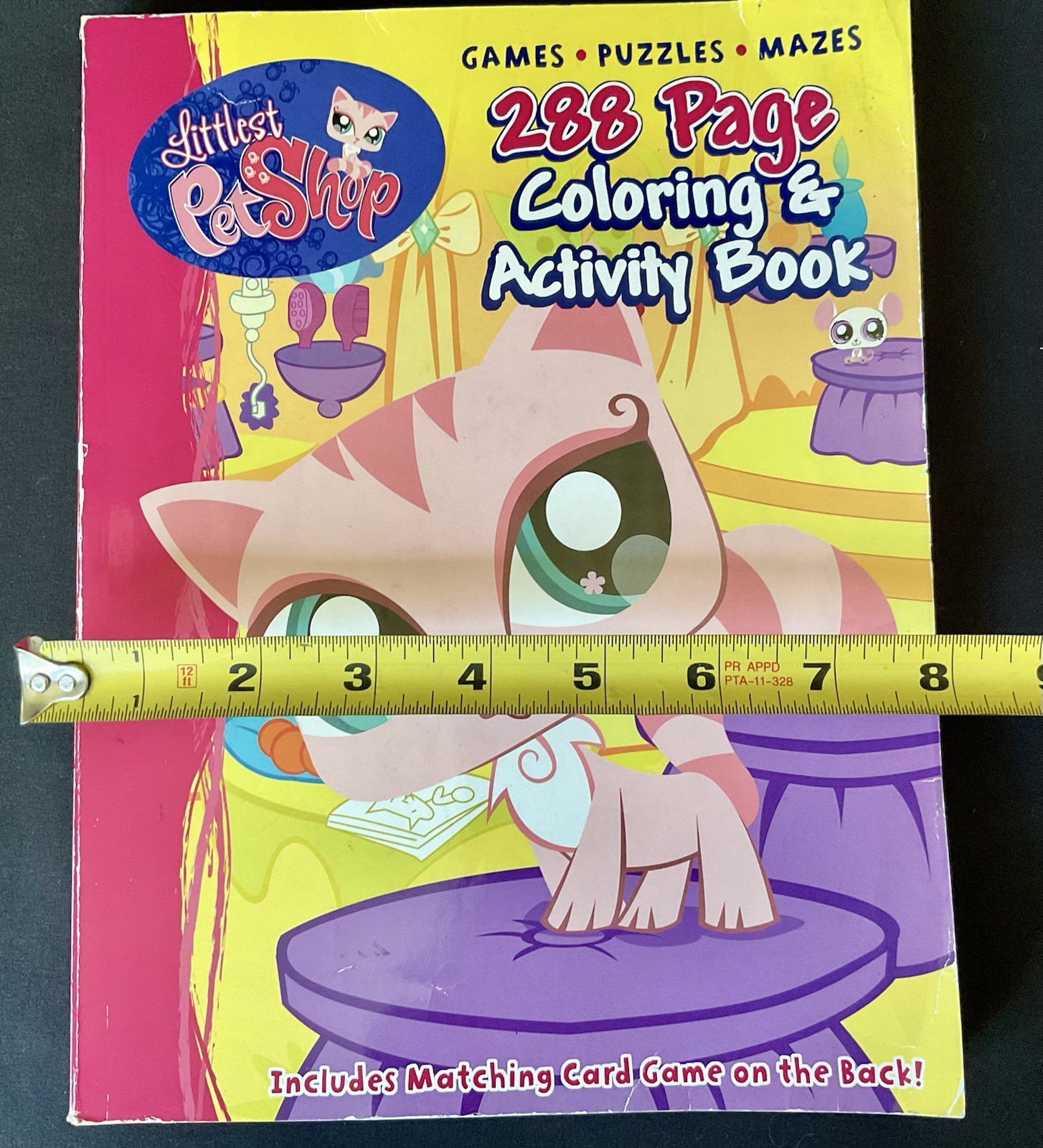 Littlest Pet Shop Coloring & Activity Book 228 Pages 2009 Hasbro Games Mazes