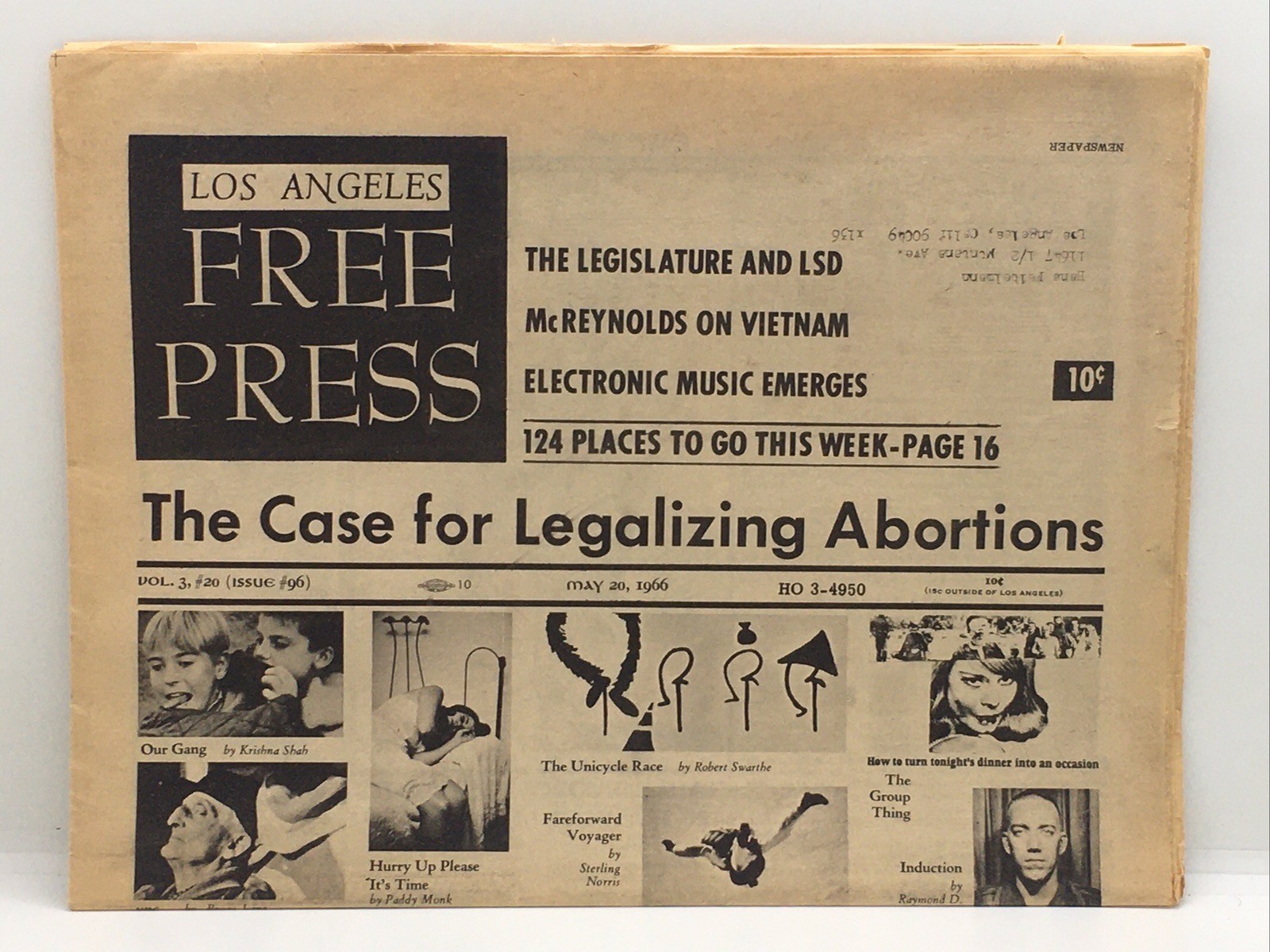 May 20, 1966 Los Angeles Free Press The Case For Legalizing Abortions, LSD