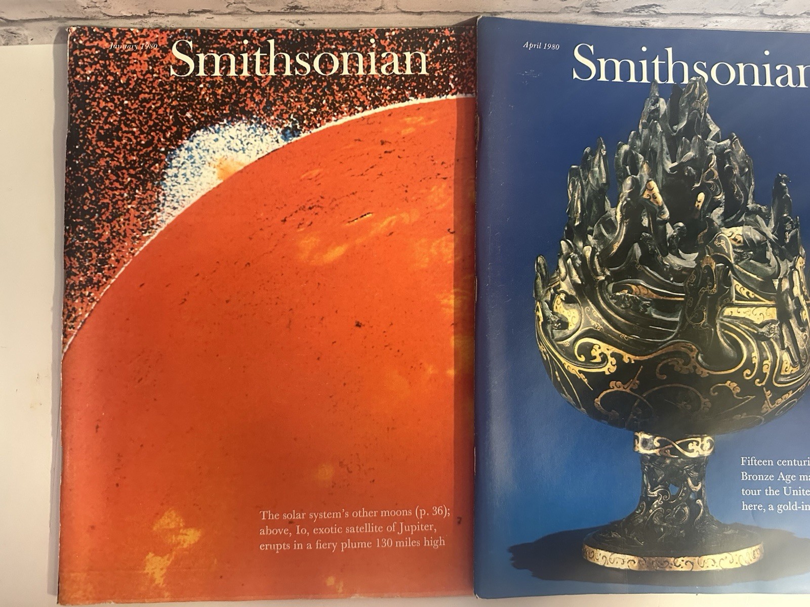 Smithsonian Magazine Lot of 7- 1980s-1981