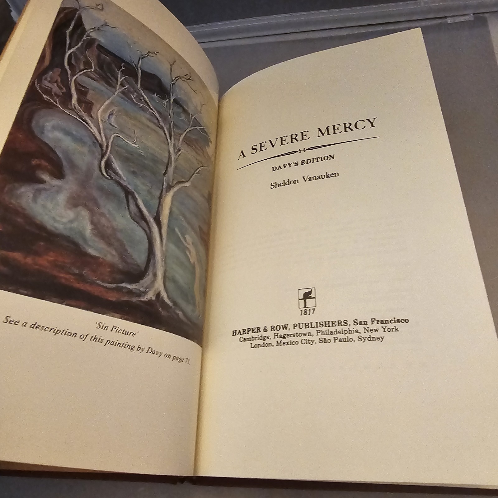 A Severe Mercy: Davy’s Edition Second Edition HC 2nd Ed Sheldon Vanauken 1977
