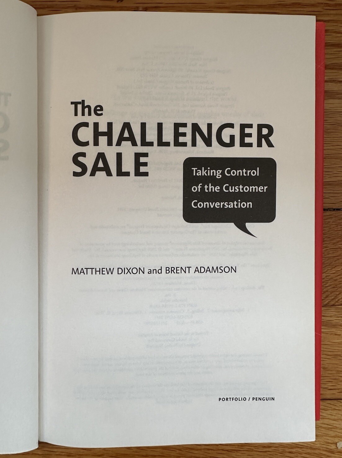 The Challenger Sale: Taking Control of the Customer Conversation Dixon Adamson