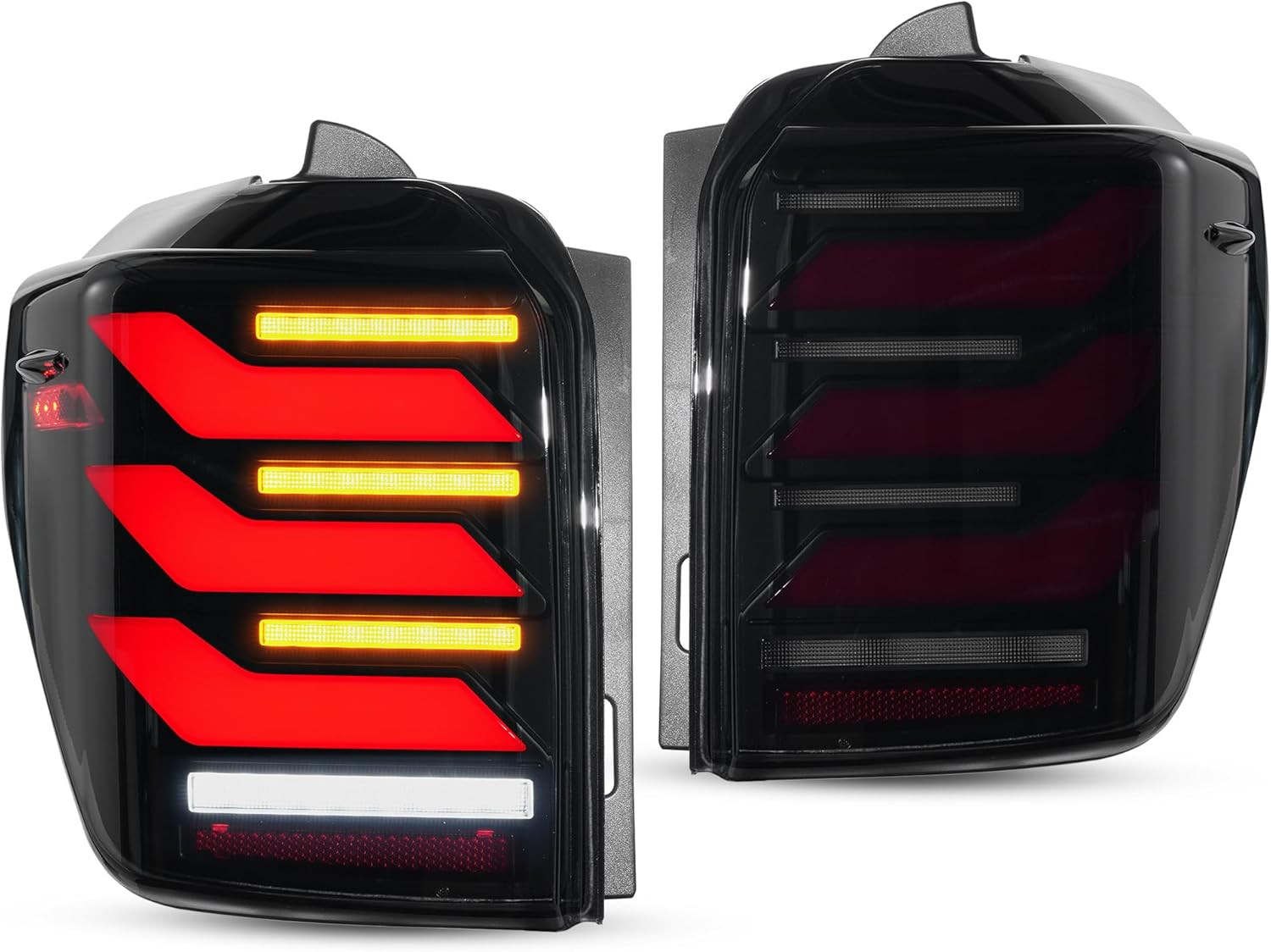 VLAND LED Tail Lights for 4Runner 2010-2022 5Th Gen，W/Sequential Turn Signal & S