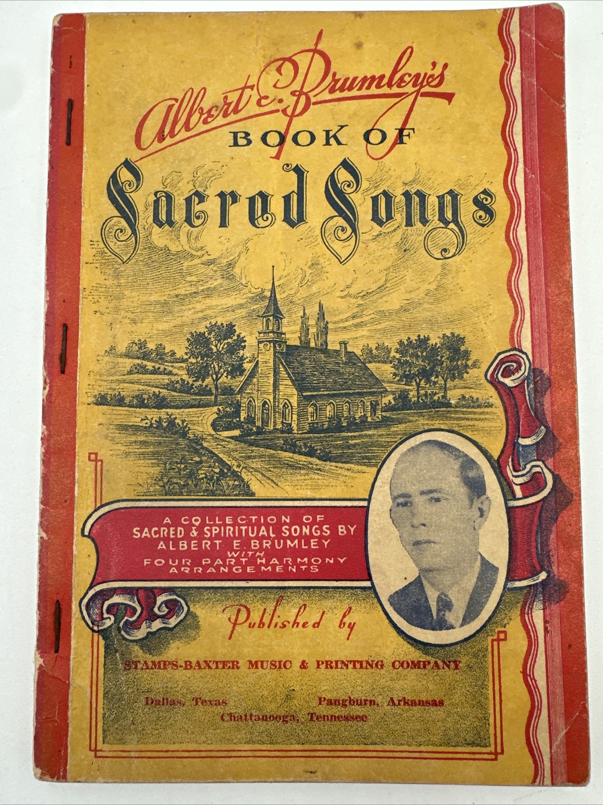 Albert E Brumley’s Book Of Sacred Songs 1944 Copyright Paperback Staple bound PB