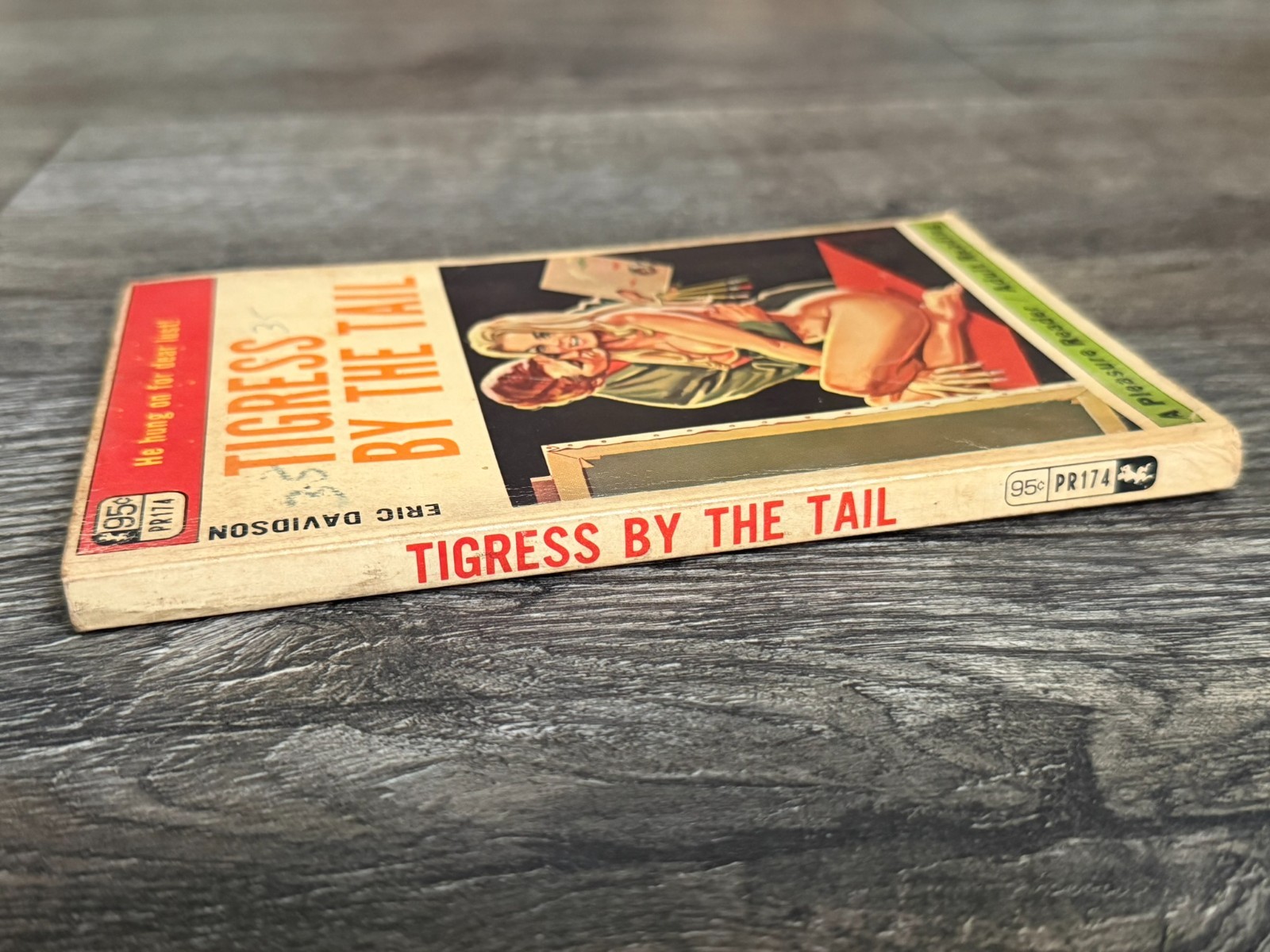 Vintage Sleaze Paperback Tigress By The Tail 1968 Pleasure Reader Eric Davidson