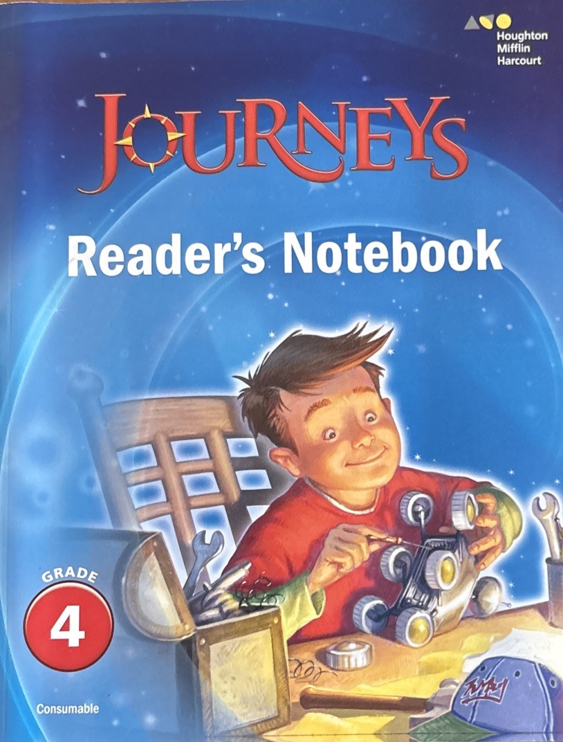 Journeys Grade 4 Reader’s Notebook Consumable Houghton Mifflin Harcourt unused