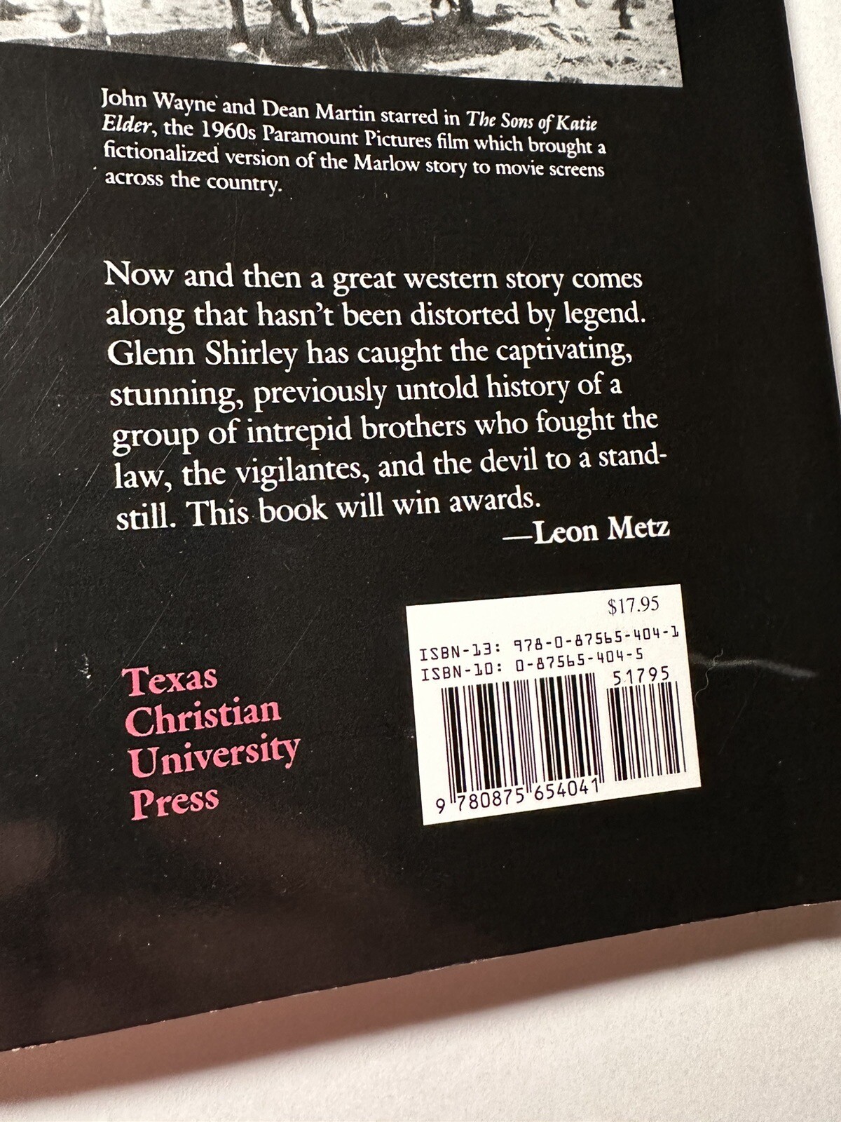 The Fighting Marlows: Men Who Wouldn’t Be Lynched, by Glenn Shirley, TCU, New