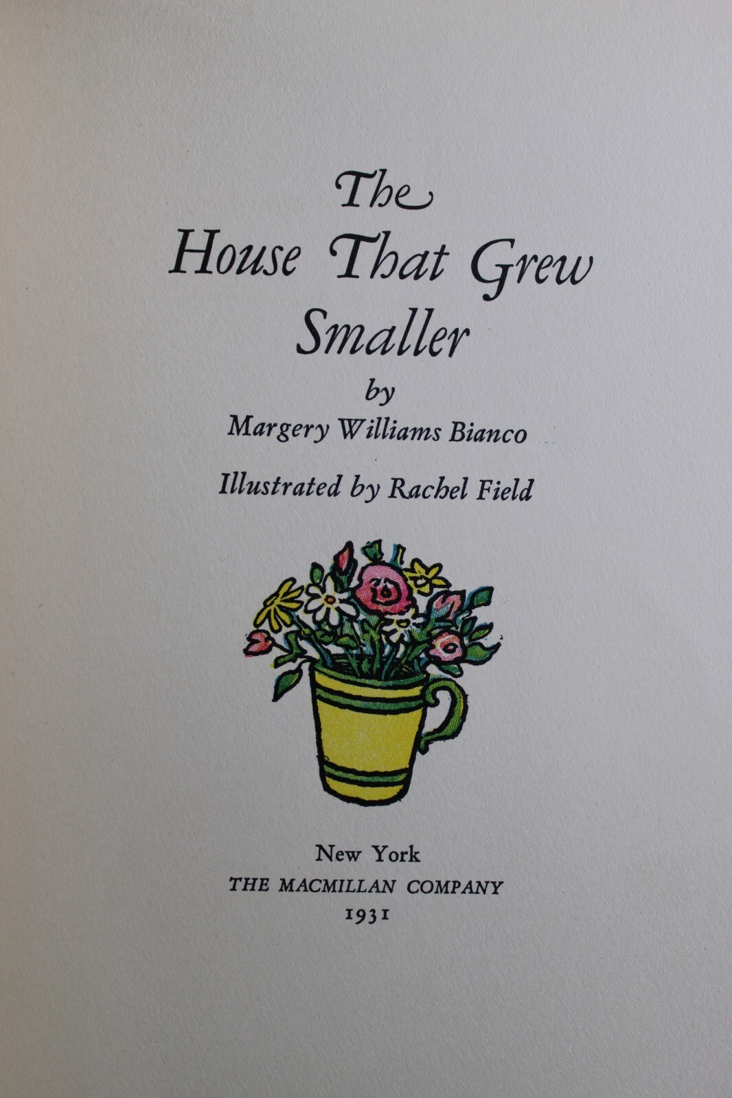 The House That Grew Smaller – Margery Williams Bianco 1931 Vintage Children’s HC