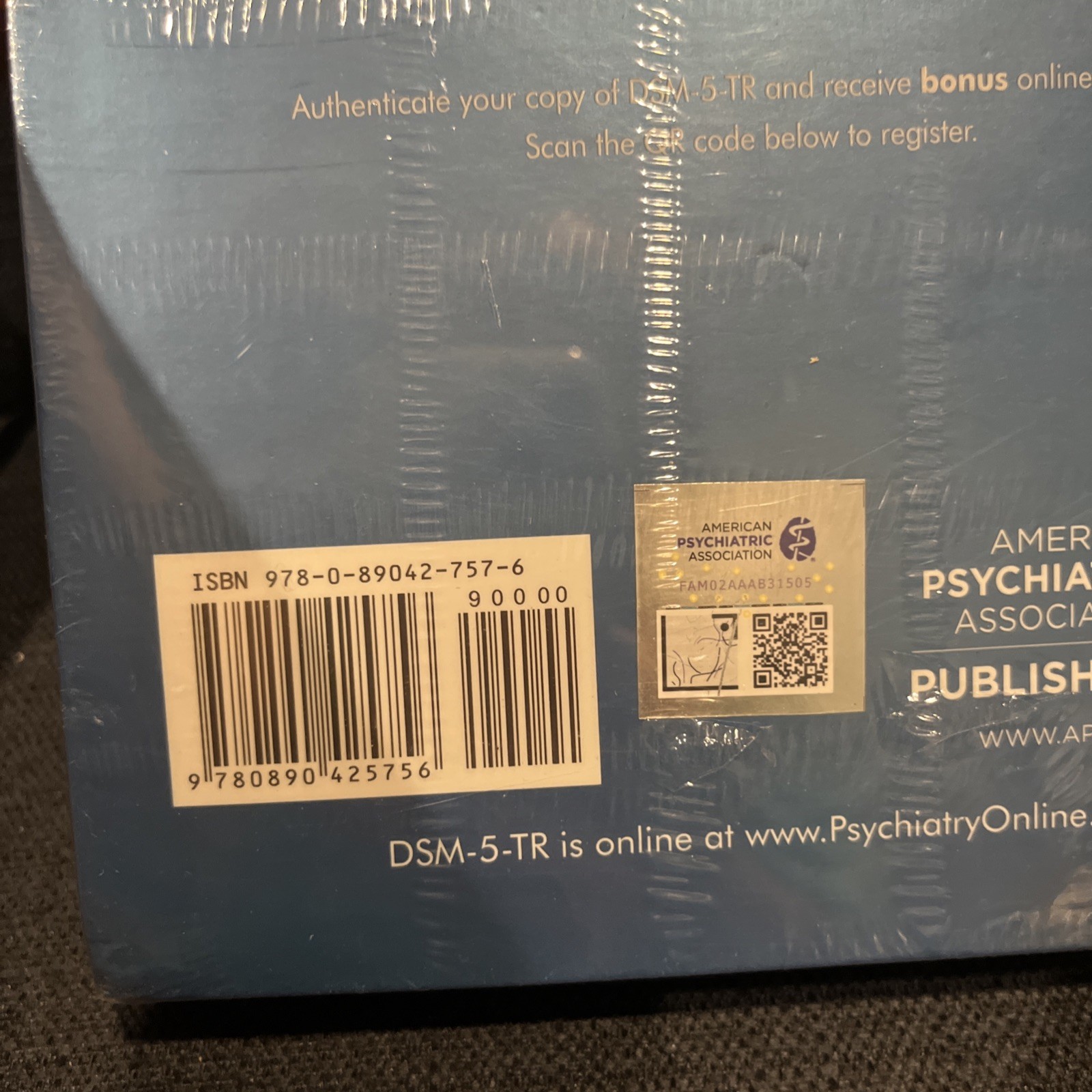 Diagnostic and Statistical Manual of Mental Disorders DSM-5-TR HARDCOVER/Desktop