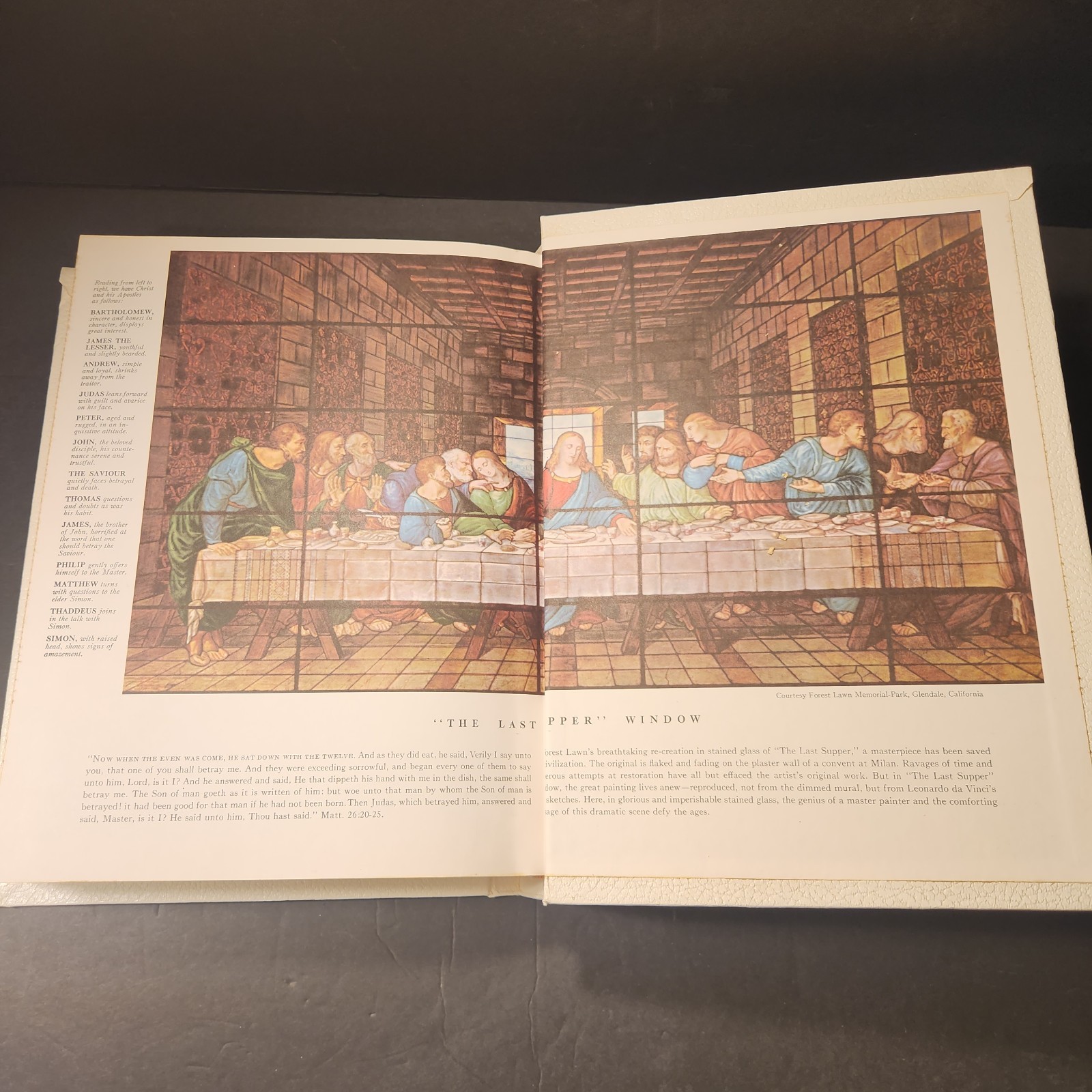 1985 KJV Holy Bible The Last Supper Edition Hardcover King James Version Book