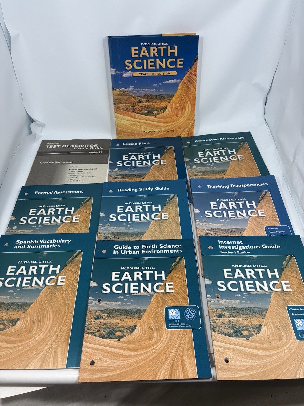McDougal Littell Earth Science Teacher Resource Package Complete Lot