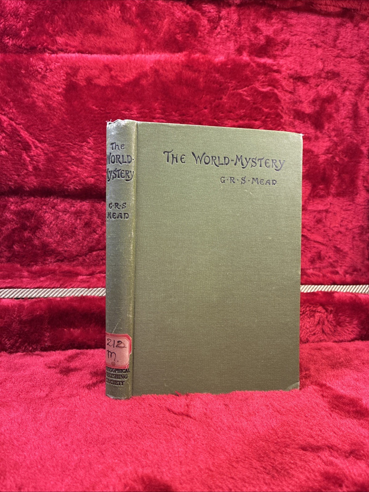 The World-Mystery Four Comparative Studies in General Theosophy Mead 1895