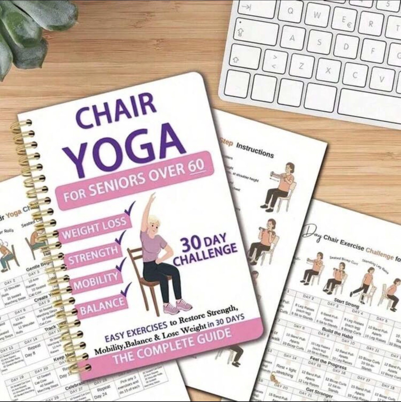 Chair Yoga for Weight Loss: a Collection of 50+ Low-Impact Exercises for Seniors