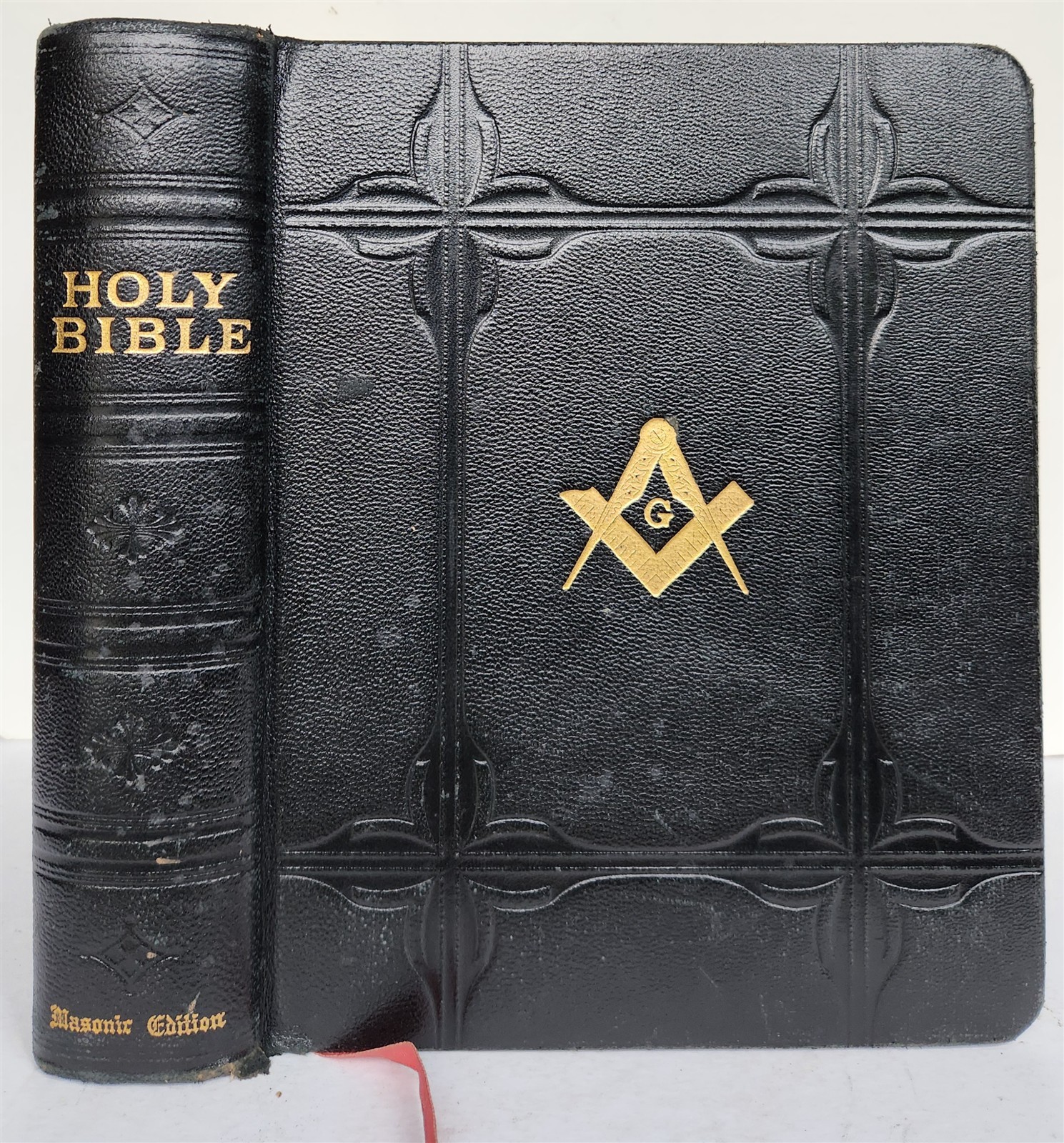 1931 BIBLE MASONIC ILLUSTRATED FOLIO antique printed in PHILADELPHIA AMERICANA